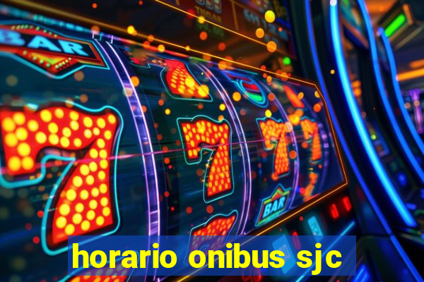 horario onibus sjc